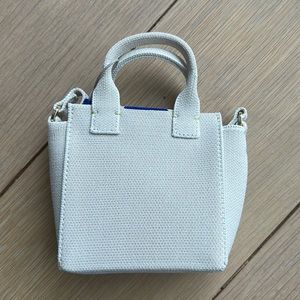 Rothy’s MICRO handbag in Sea Salt. New, in original package and bag, very rare.